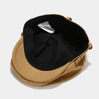 Gorras de Lona Estilo Británico Martin Personalizadas al por Mayor para Hombre y Mujer, Gorras Planas Retro Estilo Ivy