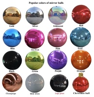 Ballon de football miroir gonflable personnalisé pour événements et promotions, ballon de football réfléchissant en PVC avec taille, couleur et logo personnalisés