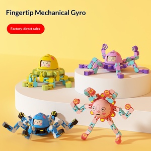 Premium Leuchtender, verwandelbarer Gesichtswechsel-Fingerspinner, mechanischer Fingerspitzen-Gyro, Stressabbau-Spielzeug für Kinder, für Großbestellungen - Product Image 3