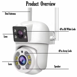 Tuya Vision Double Objectif Ptz 4K واي فاي مراقبة Sans Fil Ip Ip66 Securite exteriur ccctv De Camera - Product Image 2