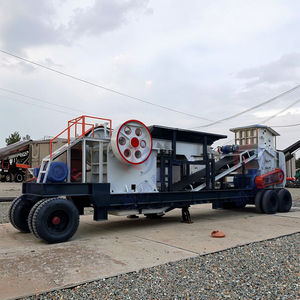<span class=keywords><strong>Sand</strong></span>-und Kies aggregat Mobile Crusher Produktions linie Ausrüstung, River Pebble Hubei Crusher - Product Image 1