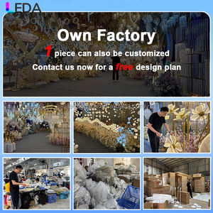 Portavelas de Cristal Transparente LEDA, Portavelas con Forma de Lámpara, Centro de Mesa para Bodas, Decoración para Fiestas y Eventos - Product Image 4