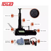 Gato hidráulico eléctrico de alta capacidad E-HEELP ZS1015, totalmente metálico, 15T, DC12V/24V, 300W, fácil operación, altura de elevación de 200-520 mm