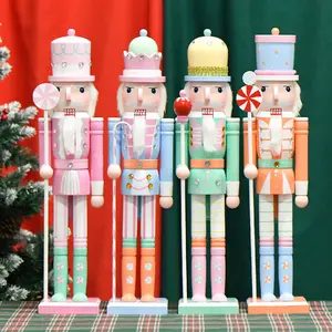 Beautiful 50CM Colorful Candy Nutcracker Christmas Gift and Home Decor