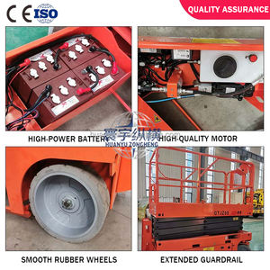 Plataforma Elevatória Móvel Autopropelida de 6m 8m 10m <span class=keywords><strong>12m</strong></span> para Trabalho de Construção - Product Image 4