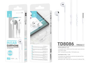 Techancy - Auriculares Intrauditivos Mini Originales OEM Premium Personalizados de Alta Gama a Precio Razonable, con Cable, Cancelación de Ruido, Resistentes al Agua, Hechos en China - Product Image 3