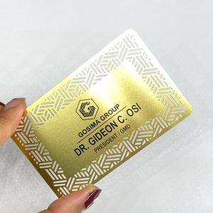 Cartes de visite professionnelles en acier inoxydable, durables, directement de l'usine, pour une première impression durable, contrôle d'accès professionnel - Product Image 1