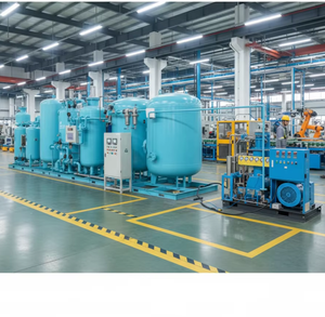 Impianto Industriale per la Produzione di Ossigeno, Macchina per la Generazione di O2 30m3/h, Mini Generatore di Ossigeno PSA in Acciaio Argentato - Product Image 4