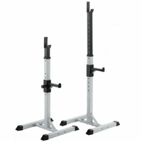 Rack de musculation commercial pliable en acier moderne pour presse à banc et squats
