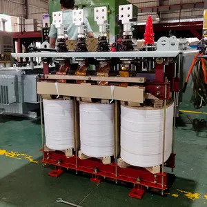 Catu daya listrik Transformer 1250kVA 1600kVA 10kV/20kV untuk 400V 3 tiang fase Transformer dipasang