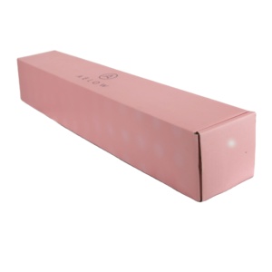 Boîte d'expédition rose de haute qualité avec logo personnalisé Tuck Flap Emballage de tapis de Yoga professionnel - Product Image 5