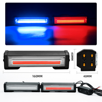 Nouveaux accessoires automobiles, barre lumineuse de signalisation à DEL COB 12-24V pour véhicules d'urgence - Durable et étanche à la poussière