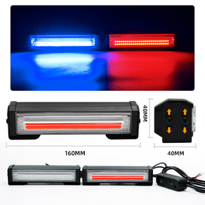 Barre lumineuse de signalisation LED COB pour voiture, clignotante, feux de jour, <span class=keywords><strong>clignotant</strong></span> d'urgence, 12-24V, kit d'éclairage durable - Product Image 6