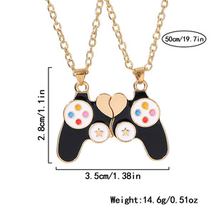 <span class=keywords><strong>Collier</strong></span> magnétique pour couple, <span class=keywords><strong>manette</strong></span> de jeu, pendentif, meilleur ami, <span class=keywords><strong>collier</strong></span> assorti, <span class=keywords><strong>collier</strong></span> d'amitié, <span class=keywords><strong>collier</strong></span> de meilleur ami - Product Image 4