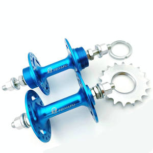 Feiyafu – Moyeux de vélo en aluminium 20, 24, 32, 36 trous, jeu de roues avant pour vélo à pignon fixe avec caches d'axe et accessoires - Product Image 3