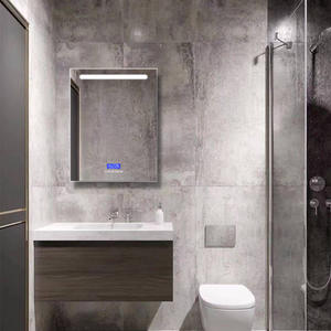 Popular de chorro de arena iluminado anti-niebla-vestir led decorativo espejo inteligente para salón de <span class=keywords><strong>peluquería</strong></span> tienda - Product Image 3