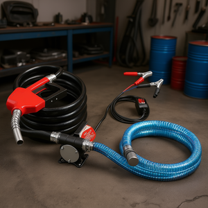 Bomba de Combustible Diésel para Automóviles, 8 GPM, 1/6 HP, Bomba de Transferencia de Combustible con Manguera y Accesorios para Uso en Vehículos - Product Image 2