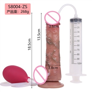 SXXY 6 Estilos de Dildos Eyaculadores con Fuerte Succión, Juguete Sexual de Silicona con Forma de Pene, Tapón Anal Suave para Adultos, Mujeres y Hombres, Venta al por Mayor - Product Image 2