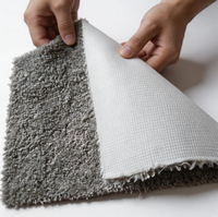 Tissu de doublure 100 % polyester imprimé sur mesure pour tapis, tissu non tissé Stitchbond antidérapant pour salon