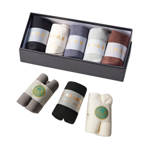 Chaussettes décontractées en fibre de plantes Arundo Donax, bord côtelé, épaisseur standard, coton et bambou, respirantes, vente en gros - Product Image 1