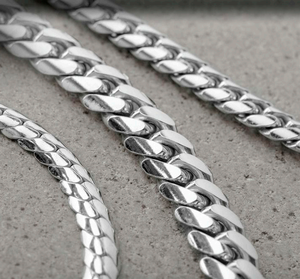 Collier populaire de qualité fabriqué en Italie en gros en argent 925 chaîne à boules 100 coupe diamant-1mm pour l'exportation de bijoux de mode - Product Image 6