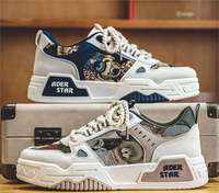 Chaussures de skate pour hommes, légères et respirantes, style sportif décontracté, avec lacets, pour l'été, personnalisables avec logo, pour jeunes