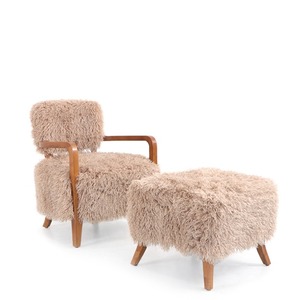<span class=keywords><strong>Fauteuil</strong></span> de salon vintage moderne nordique, modèle Bruxelles, en bois massif - Product Image 6