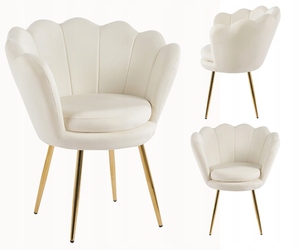 Smdi mobiliário personalizado OEM/ODM azul marinho high-end jantar cadeira metal perna tecido de veludo estilo francês sala de jantar cadeiras - Product Image 2