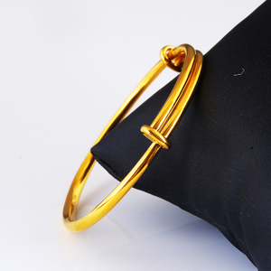 Unisex Custom S925 <strong>Stick</strong> Bangle Bracelet Ladies Gold Plated Wedding Party Sterling Silver <strong>Push</strong>-<strong>Pull</strong> Bracelets for Gift Occasions - Product Image 6