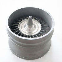 Conjunto de Rueda de Turbina Resistente al Desgaste y al Calor para Minería, Perforación Petrolera y Motores de Vapor - Fundido al Vacío y Tratado Térmicamente