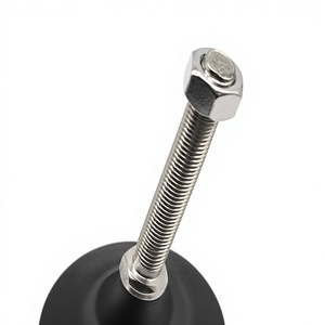 Pied de nivellement <span class=keywords><strong>réglable</strong></span> fileté avec base rotative, pied de nivellement articulé, patin coulissant pour meubles, pied de nivellement - Product Image 6