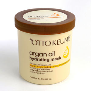 Produit capillaire professionnel à marque privée, sans sulfate, hydratant en profondeur, lissant, masque capillaire au collagène, à l'huile d'argan et de noix de coco - Product Image 1