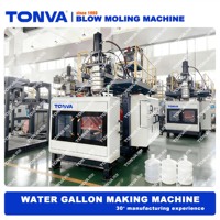 Équipement de machine de moulage par soufflage d'extrusion de baril de bouteille d'eau de PE de 5 gallons