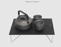 Table de plage pliante en aluminium 2026 pour petit barbecue, mini table de camping portable pour l'extérieur