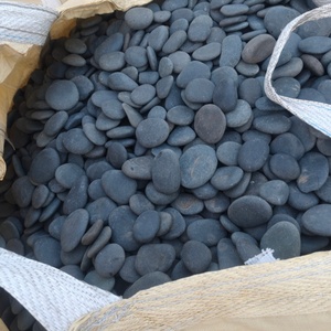 Heißer Verkauf Günstige Schöne Natürliche Flache Graue Kieselsteine Glatte Flusssteine DIY-Steine für Landschafts- & Aquarium-Dekoration & Gartenpflasterung - Product Image 2