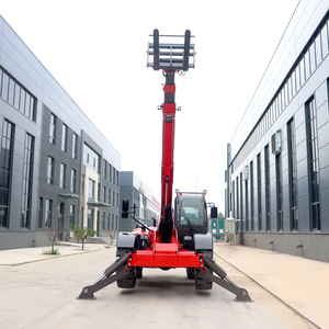 Chariot télescopique de 13,8 m, 4000 kg, avec benne, niveleuse et balayeuse en option, pour la réparation des ponts et l'entretien routier - Product Image 3
