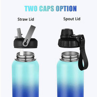 Promotion Vente Bouteille d'Eau Isotherme 32oz avec Couvercle ODM, Bouteille Thermos en Acier Inoxydable Isolé à Double Paroi et Large Ouverture