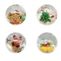 Boule de neige Squishy de Noël en TPR, à montée lente, avec paillettes de maltose, anti-stress, cadeau fantaisie, article de fête, vente en gros, 14 ans