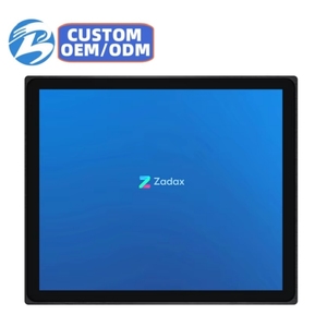 Nouvel écran industriel de 19 pouces, VGA, USB, tactile capacitif, écran carré, cadre en aluminium métallique, TFT intégré, plat pur, OEM industriel - Product Image 1