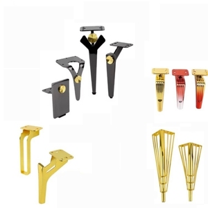 Patas de Sofá Ajustables de Metal Resistente, Patas de Repuesto Modernas para Muebles, en Dorado, Negro y Cromo, para Uso en Hoteles y Exteriores, para Sofás y Gabinetes - Product Image 6