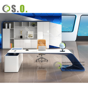 Shero nhà máy văn phòng tùy chỉnh đồ nội thất CEO điều hành bàn quản lý văn phòng bảng với thiết kế văn phòng dịch vụ - Product Image 3