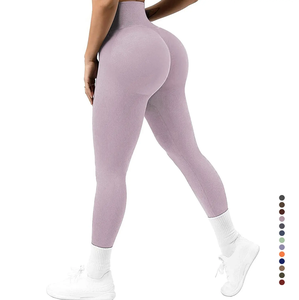 Pantalons de sport de fitness sans couture à taille haute en gros, pantalons de jogging, leggings de <span class=keywords><strong>yoga</strong></span> pour femmes, leggings de <span class=keywords><strong>yoga</strong></span> pour femmes, push-ups - Product Image 5