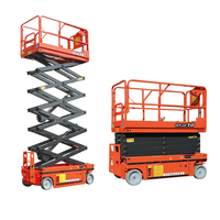 Plateforme de travail mobile électrique autopropulsée à ciseaux hydrauliques en acier, hauteur max. 5,8 m, capacité 2 personnes - Offre Spéciale