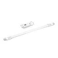 Cable de Carga USB para Teléfono de 20 cm, 60 W, TIPO-C a USB C, con Llavero, para Banco de Energía y Computadora, Precio Económico, Promoción 2026