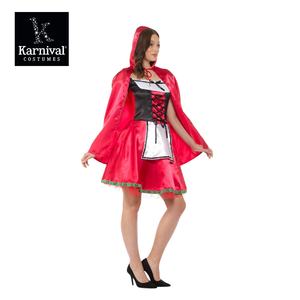 ODM Venta al por mayor Fiesta de Halloween para mujer Carnaval Cosplay Disfraz TV Película Disfraz <span class=keywords><strong>Cuento</strong></span> de hadas Caperucita Roja - Product Image 3