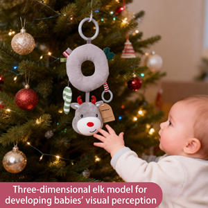 Nouvelles jouets suspendus pour bébé de 0 à 1 an, style nordique, pour berceau, voiture de dessin animé en peluche, <span class=keywords><strong>hochet</strong></span> suspendu en forme de voiture - Product Image 3