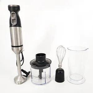 WONDERFUL Immersion blender new design smoothie mixer 1000W dc motor stick quiet electric hand blender set