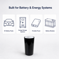 Film isolant pour panneau latéral de batterie, feuille isolante électrique, feuille isolante pour pack de batteries au lithium, découpe sur mesure pour système de stockage d'énergie EV BBS
