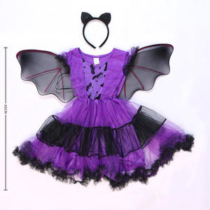 Costumes d'Halloween pour filles, déguisements de cosplay, robes de fantaisie en tant que vampires, sorcières, reines, chauves-souris, pour enfants, Pâques, carnaval - Product Image 2