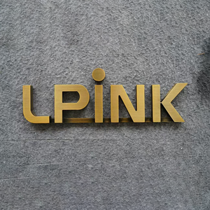 ตัวอักษรโลหะอลูมิเนียมทองเหลืองขัดเงาแบบพรีเมี่ยมสำหรับตกแต่งผนังโลโก้บริษัท - Product Image 4